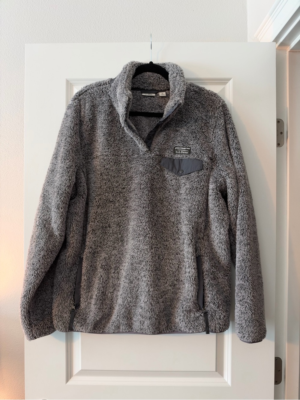 L.L. Bean Women's XL Hi-Pile fleece pullover